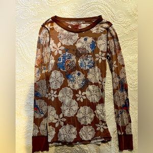 Free people brown long sleeve